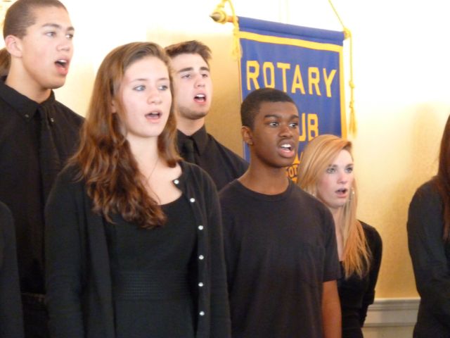 Arlington High School
      Choir sings for our before Christmas meeting